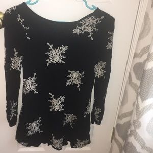 Xhilaration (target) Black and white floral dress